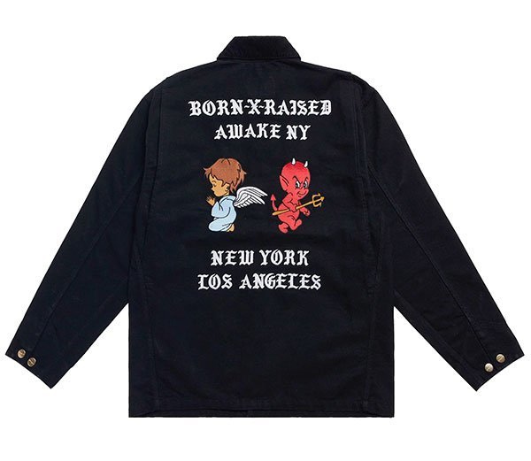在庫限り】 + RAISED X BORN カバーオール ジャケット (ボーンアンド