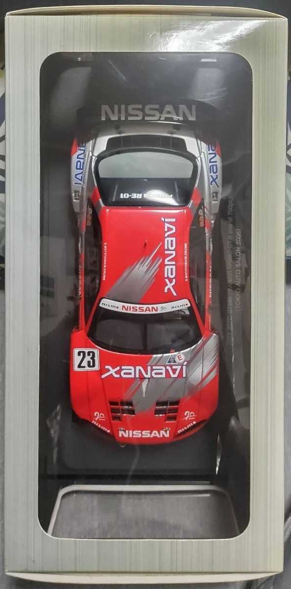 AUTOart 1/18 R34 GT-R 2003 JGTC GT500 XANAVI NISMO GT-R one of 700pcs TOKYO AUTO SALON 2006 限定 ザナヴィ ニスモ スカイライン #23_画像3