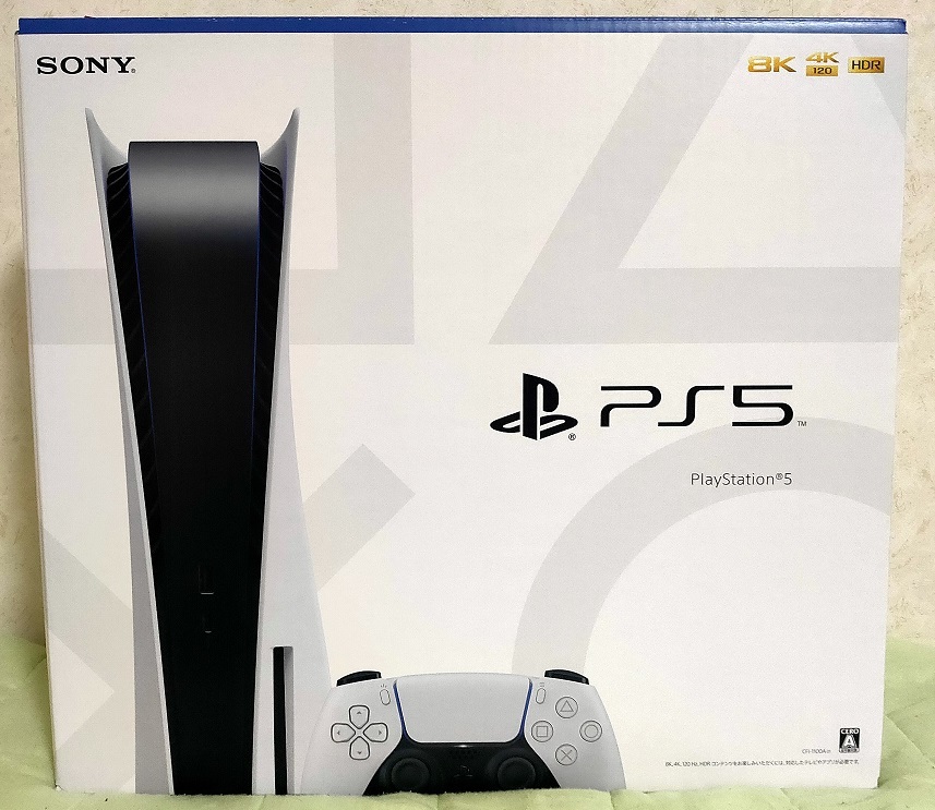 【新品未開封・送料無料】PlayStation5 本体 SONY PS5 CFI-1100A01 通常版 ディスクドライブ搭載モデル プレステ5_画像1