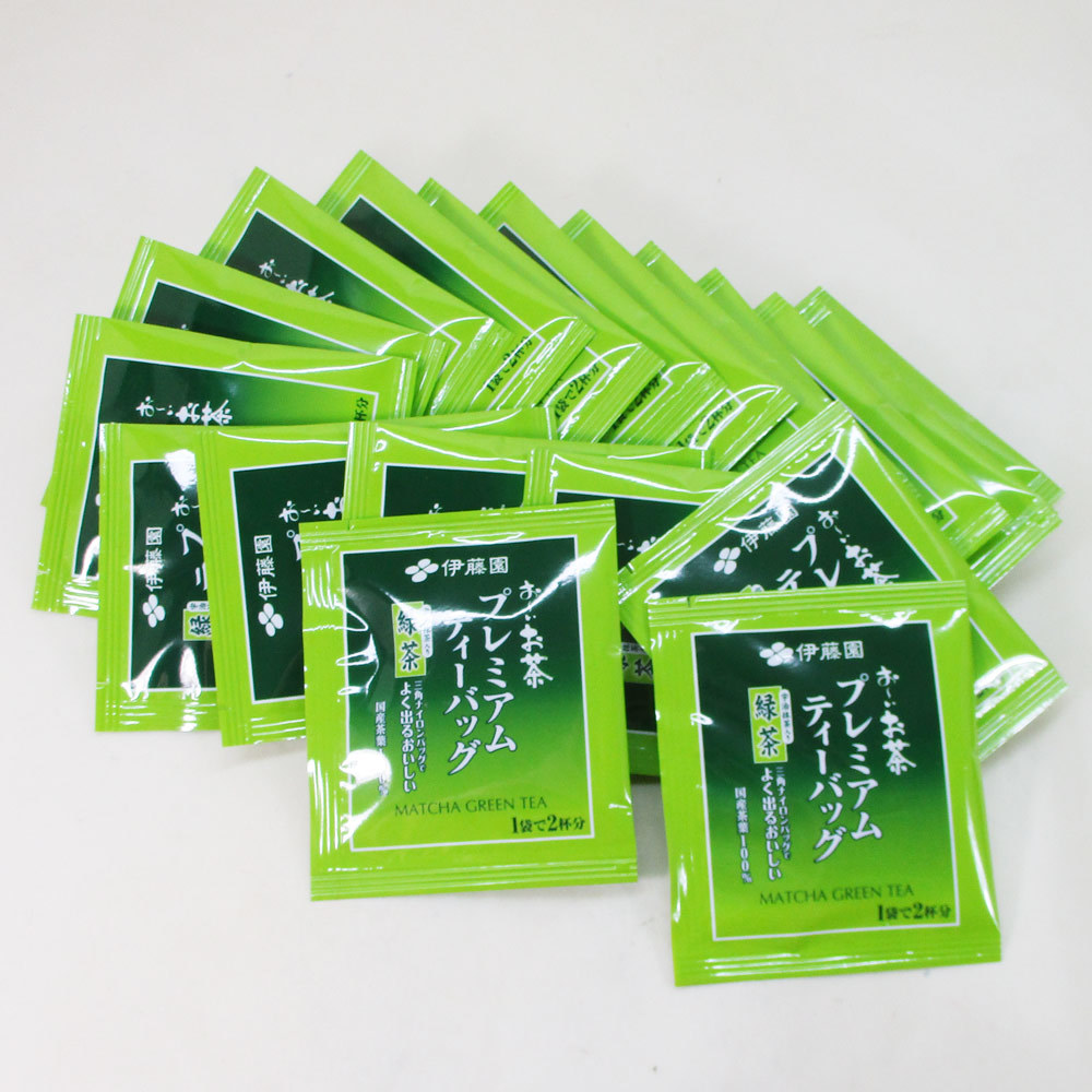 119円 中華のおせち贈り物 伊藤園 プレミアムティーバッグ 緑茶20P
