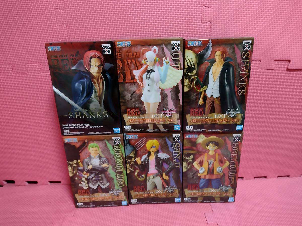 6種 ワンピース フィギュア フィルムレッド FILMRED DXF ルフィ ゾロ