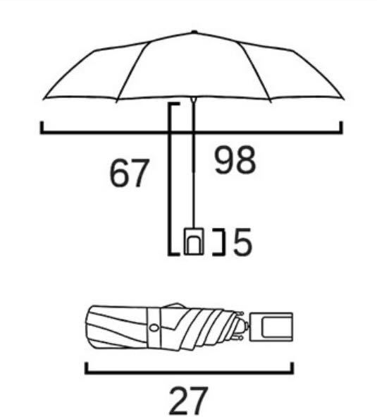 送料無料 格子柄 日傘 雨傘 折り畳み 男女兼用 新品 8本骨_画像4