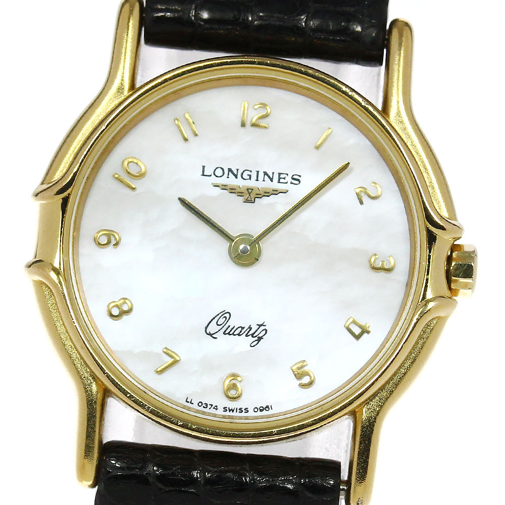 LONGINES ロンジン シェル文字盤 腕時計-