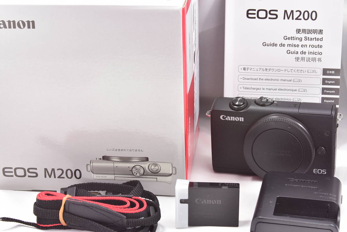 卸直営 Canon ミラーレス一眼カメラ EOS M200 ボディー ホワイト EOSM200WH-BODY