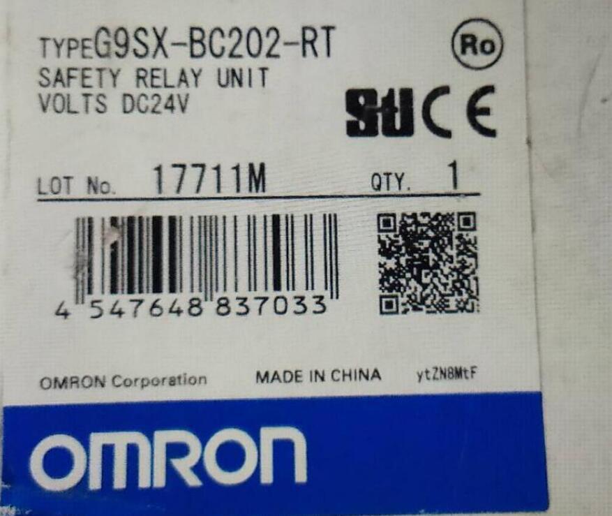 新品★【送料無料】 OMRON G9SX-BC202-RT 【保証】