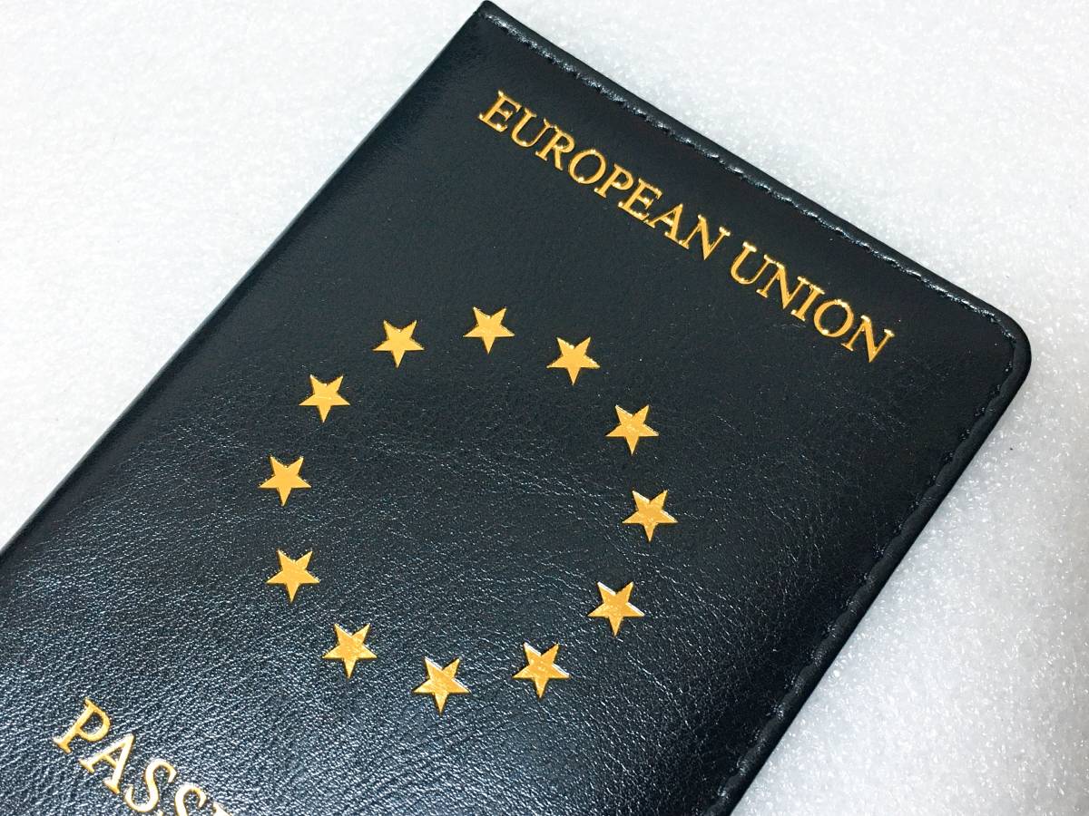 *EUi- You European Union European Union Europe ream . out . for passport cover almost world common IC. ticket correspondence type passport case *