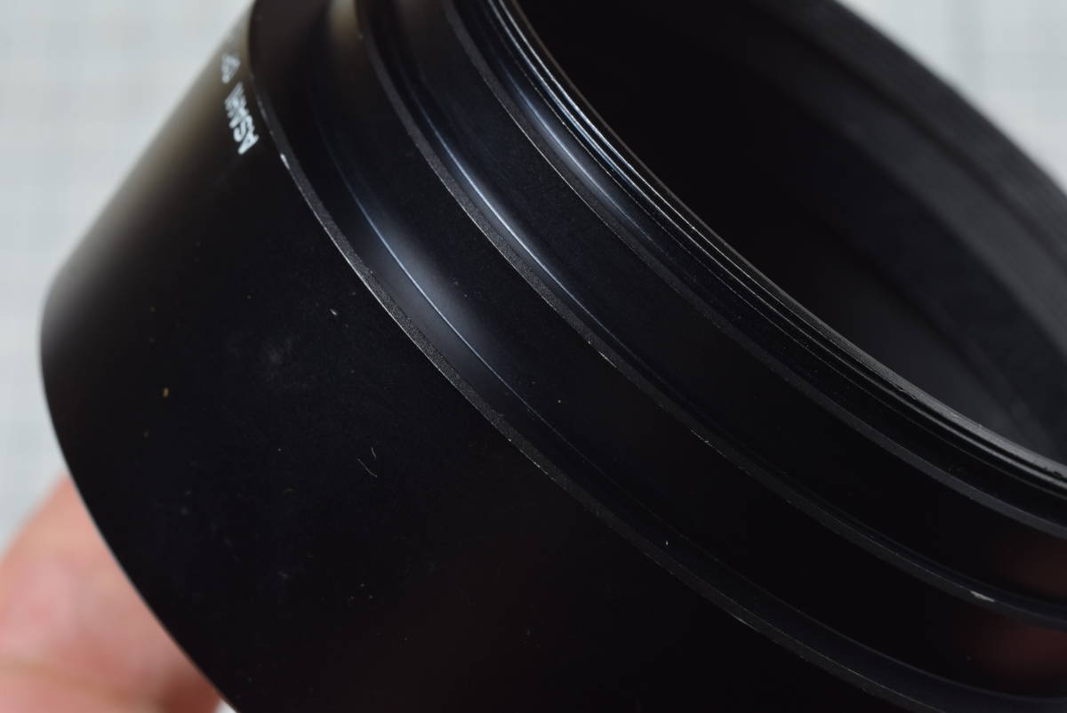 ＃809 　ASAHI　金属製フード　径67ｍｍ ねじ込　望遠系　70-150ｍｍ_画像8