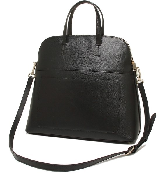  new goods FURLA Furla * pie pa- handbag shoulder black black leather [ free shipping ]