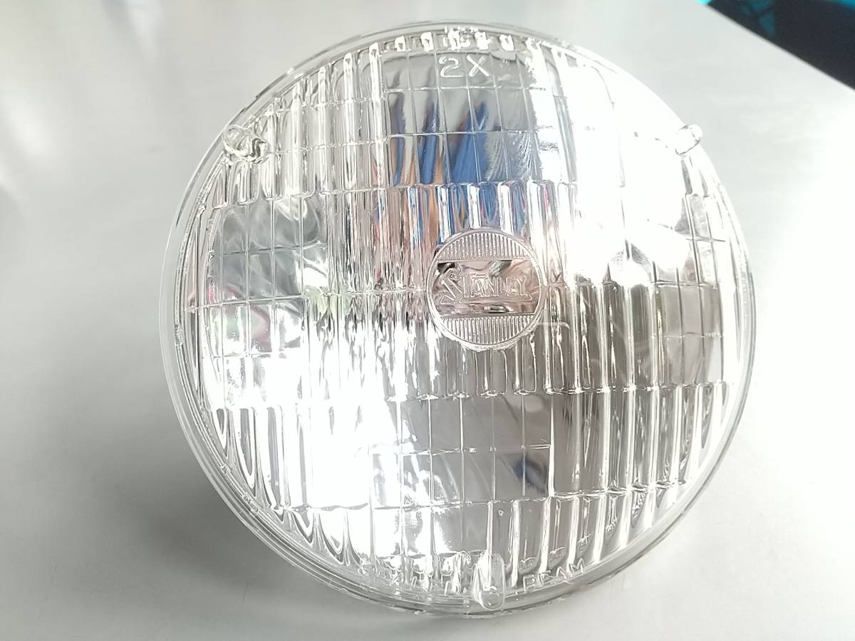 * unused *STANLEY Stanley sealed beam round 4 light outside 24V 40/60W ASD13L 3 piece * truck bus Showa Retro Running man highway racer old car 