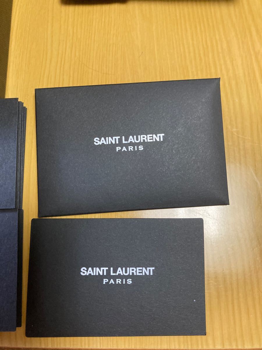 サンローラン ミニ財布 空箱 商品収納袋 説明書封筒 他 SAINT サンローラン ミニ財布 空箱 商品収納袋 説明書封筒 他 SAINT
