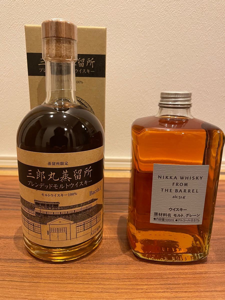 三郎丸蒸留所限定ウイスキーとニッカ フロムザバレル