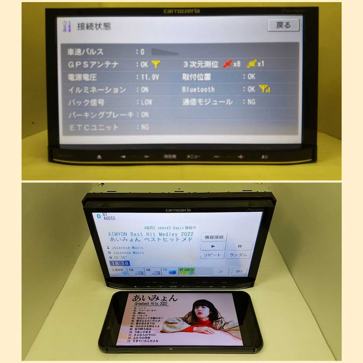 AVIC-MRZ09 地図2021年1版更新済み カロッツェリア carrozzeria 付属品