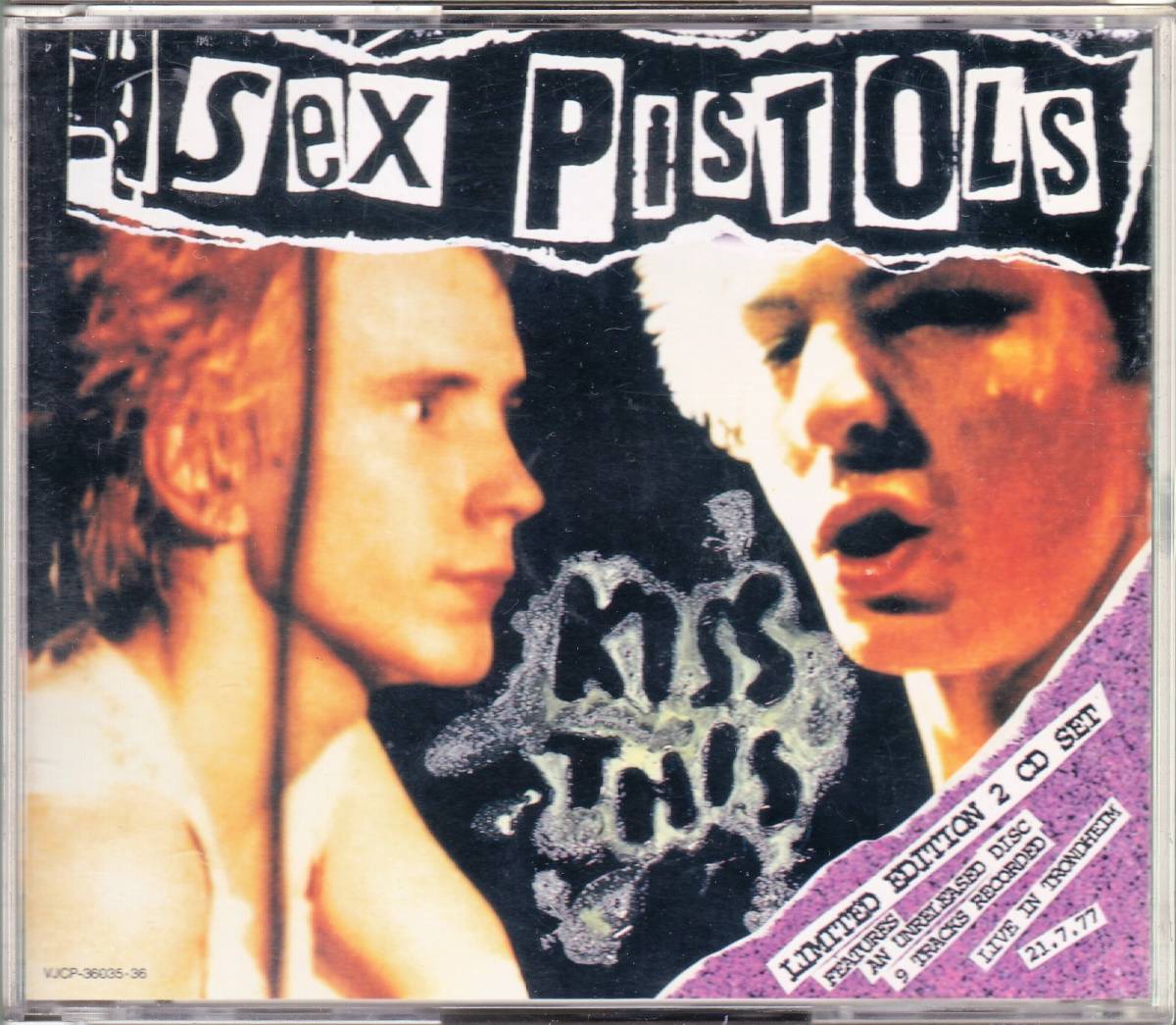 #2CD секс * piste ruz~Sex Pistols!Kiss This + Live In Trondheim 21st July 1977*VJCP-36035~36