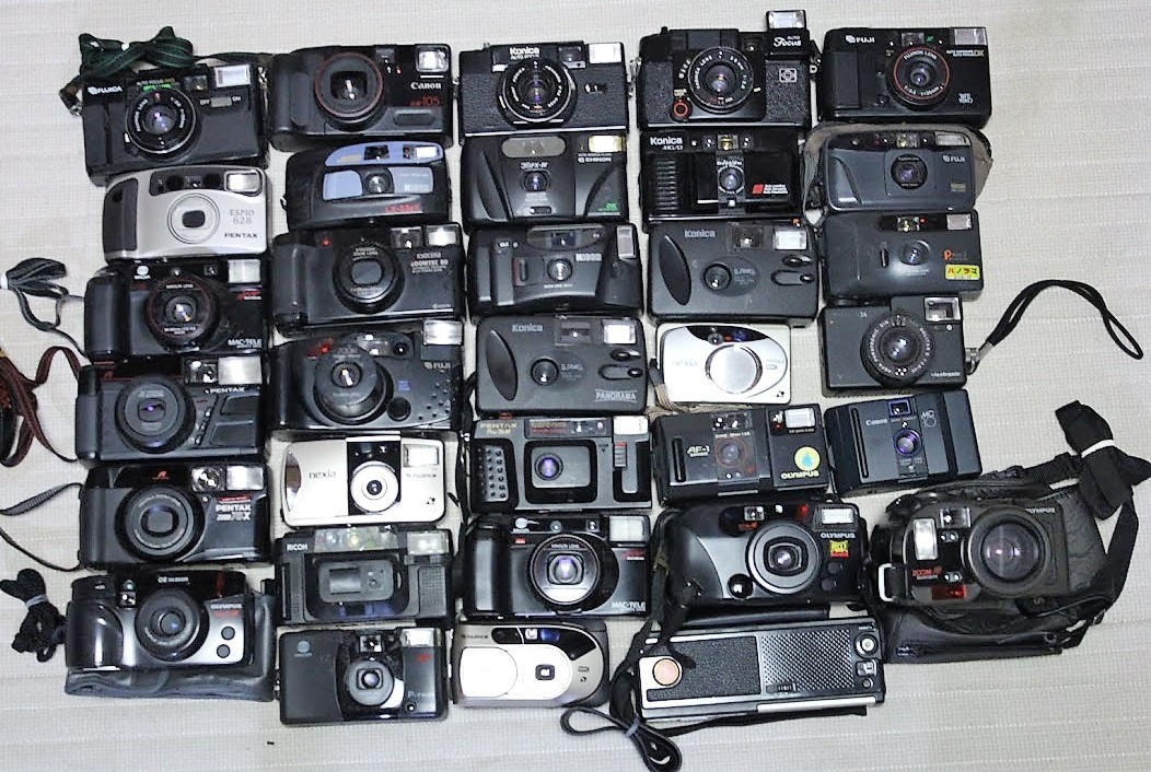 ☆コンパクトフィルムカメラ☆CANON OLYMPUS NIKON PENTAX MINOLTA Autoboy ESPIO等 ジャンク扱い 大量! 33個 まとめセット! 0800-29 cnema.fr