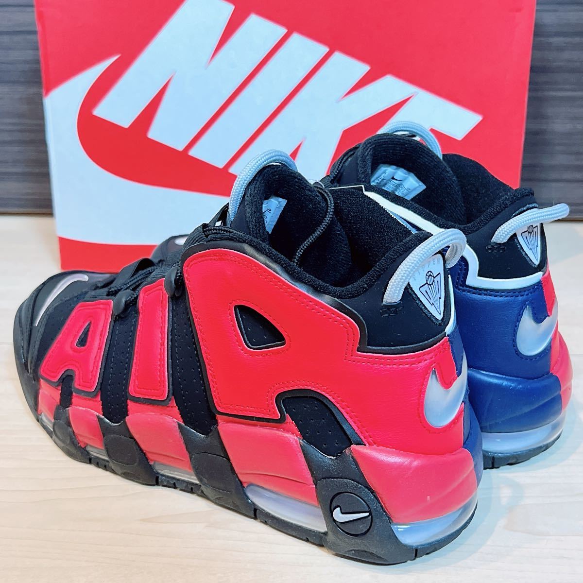 【新品未使用】27.5cm Nike Air More Uptempo 96 University Red ナイキ エアモア アップテンポ 96 US9.5 DJ4400-001