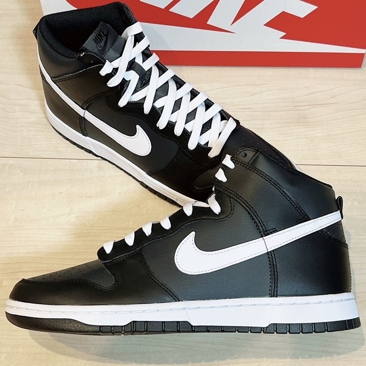 新品未使用】28cm Nike Dunk High Black Panda ナイキ ダンク ハイ