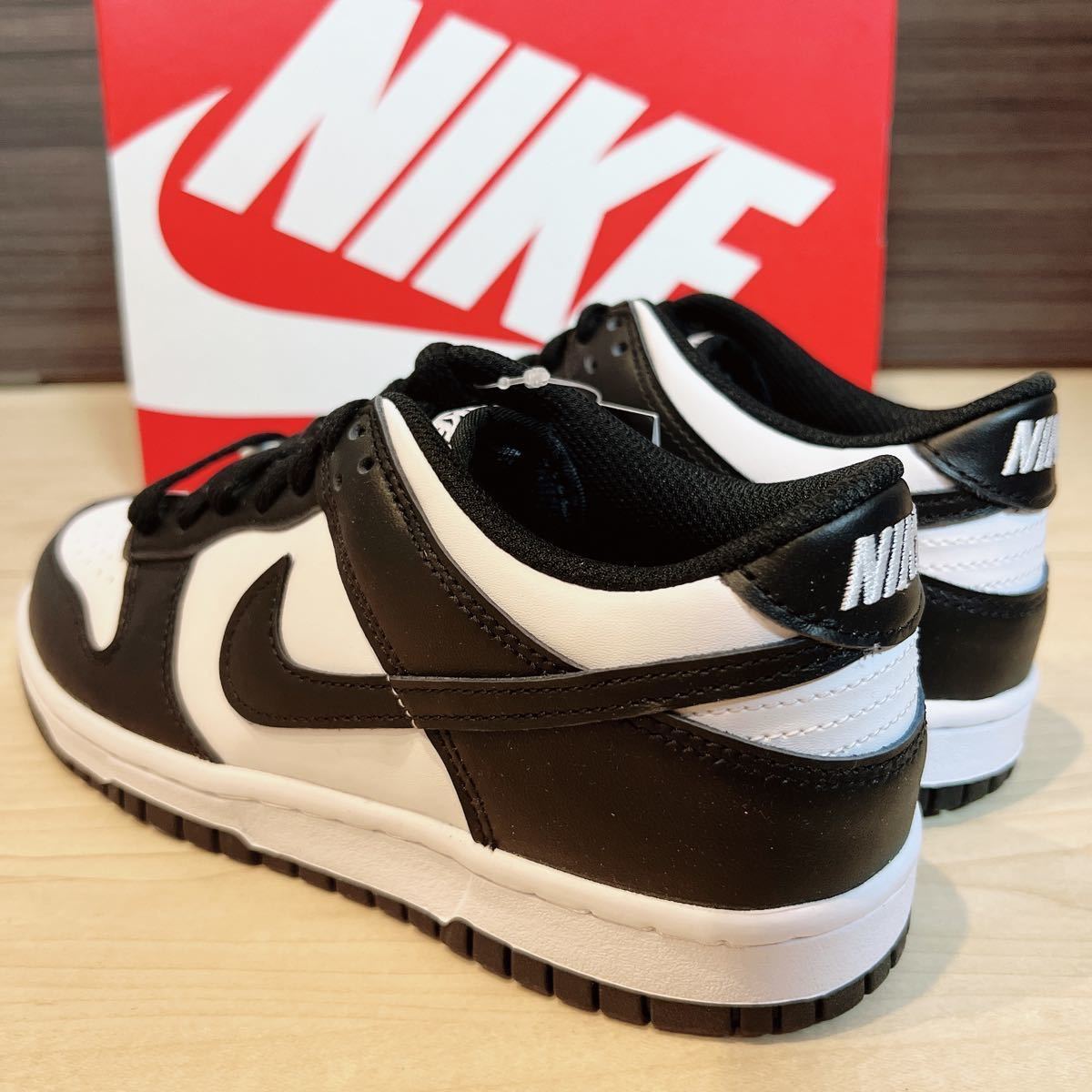 新品未使用】23 5cm Nike GS Dunk Low PANDAWhite/Black ナイキ GS