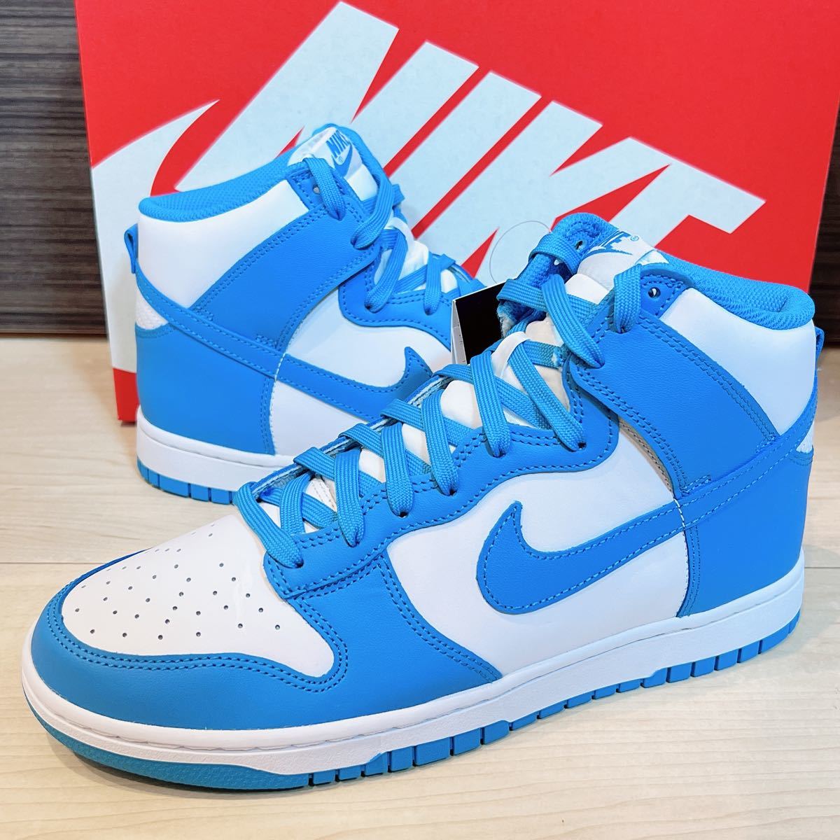 新品未使用】28cm Nike Dunk High Championship Blue ナイキ ダンク ハイ チャンピオンシップ ブルー US10  DD1399-400 青 水色｜PayPayフリマ