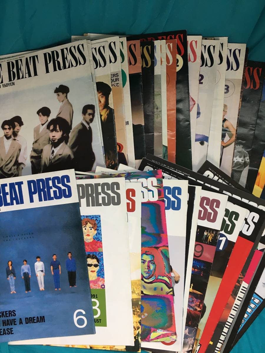 BJ675ア THE CHECKERS チェッカーズ ファンクラブ 会報 CUTE BEAT