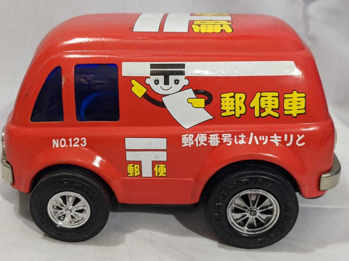 色々な MASUDA 増田屋 ブリキ 郵便車 フリクション レトロ 当時物