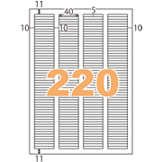 ヒサゴ 訂正ラベル A4 220面 OP2606_画像2