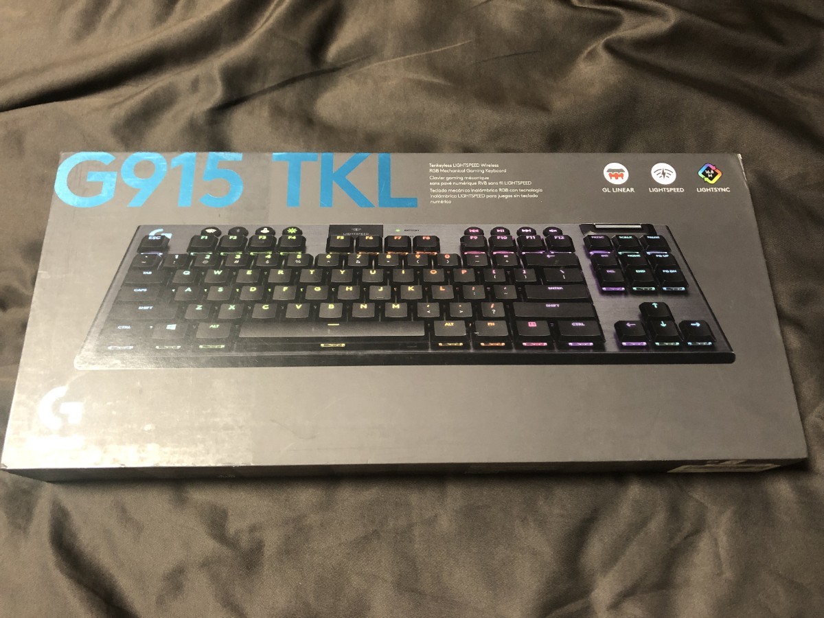 Logitech G915 TKL ゲーミングキーボード US配列 赤軸