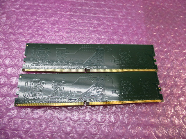 Kingston DDR4 2400MHz PC4-19200 DIMM デスクトップPC用メモリ KVR24N17S6/4 4GB x 2枚 計8GB 中古品_画像2