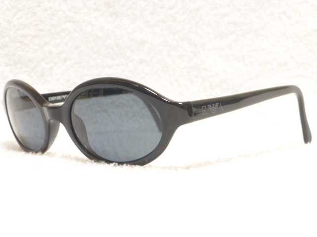 高級ブランドの 代表格 ARMANI サングラス 丸メガネ 度無し 万円台 格調高い 黒 目に優しい 緑レンズ 高品質 イタリア製 アルマーニ 576-S_画像3