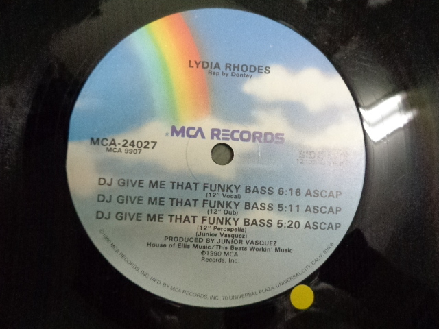LYDIA RHODES/DJ GIVE ME THAT FUNKY BASS/4431_画像1