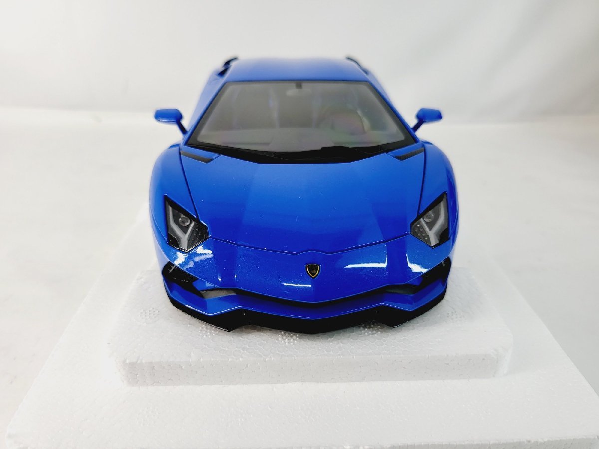 AUTOart 1/18 ランボルギーニ アヴェントドールS パールブルー 本体未