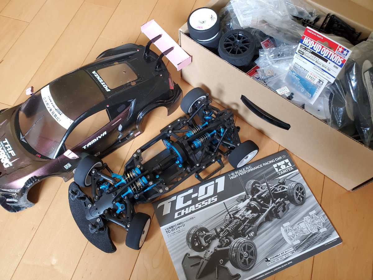 ヤフオク! - タミヤ TC-01シャーシ オプション、スペアパーツ多数付...