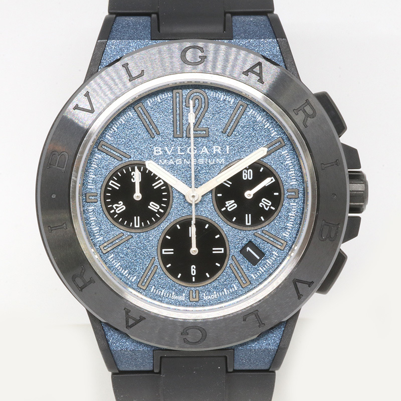 BVLGARI ブルガリ マグネシウム ディアゴノ DG42SMCCH メンズ オートマチック 腕時計 (質屋 藤千商店)