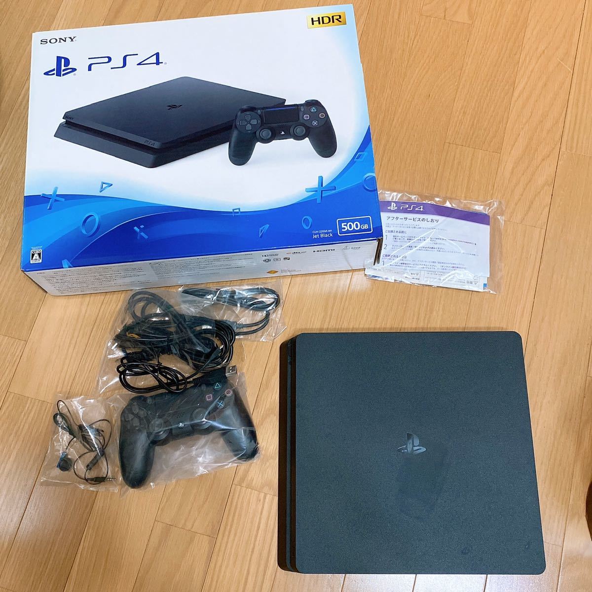 PS4 本体 CUH-2200A B01 Jej Black 500GB 付属品 箱 有り | www