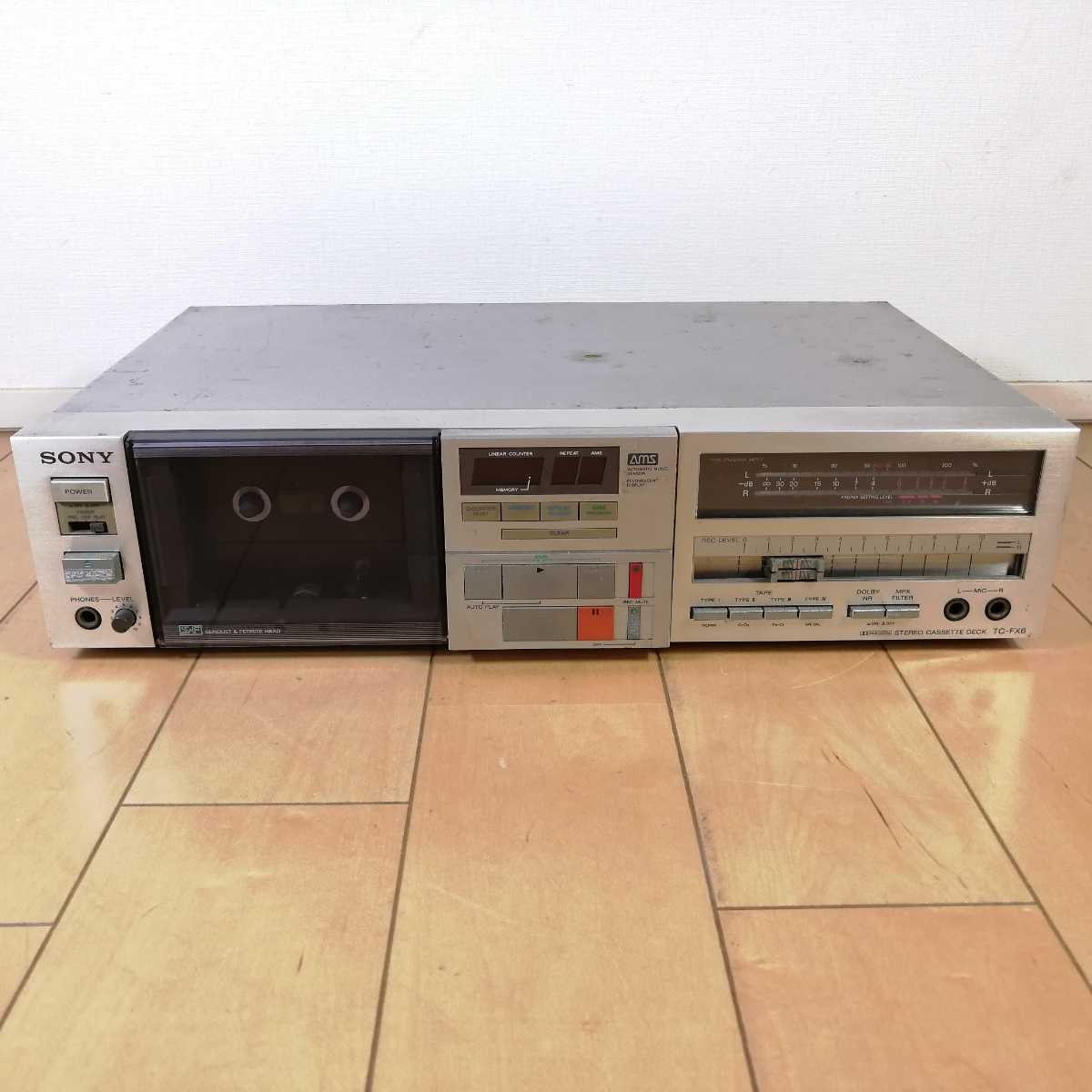 1980年代製 名機SONY TC-FX6C ステレオカセットデッキ 独特な feeds