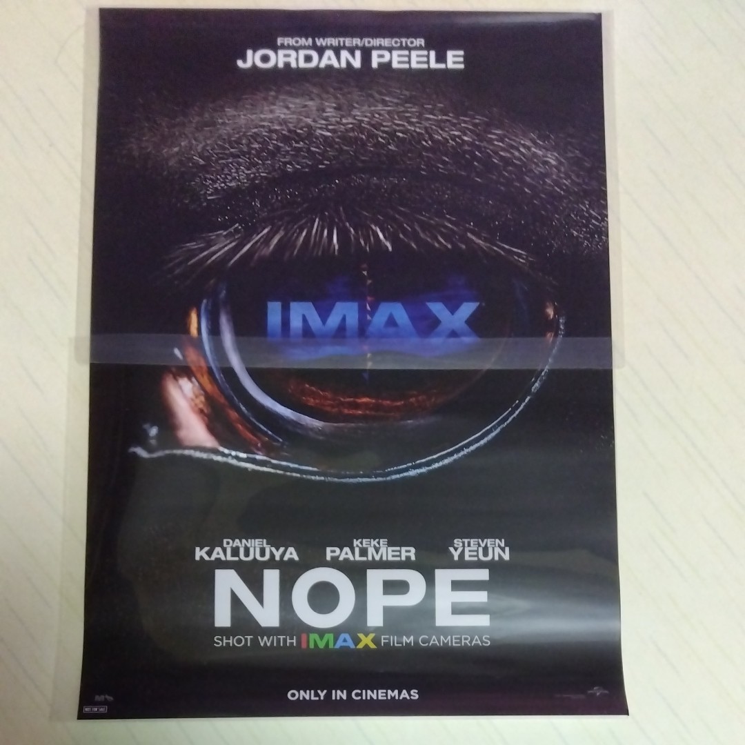 ジョーダンピール最新作　NOPE IMAXポスター　非売品