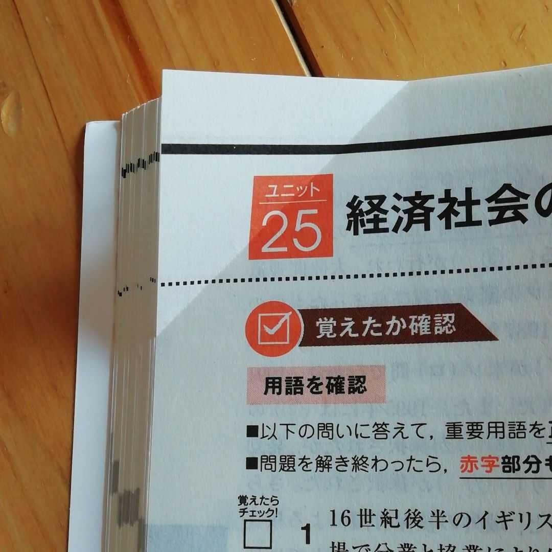 現代社会　政治経済　問題集2つ　進研ゼミ高校講座