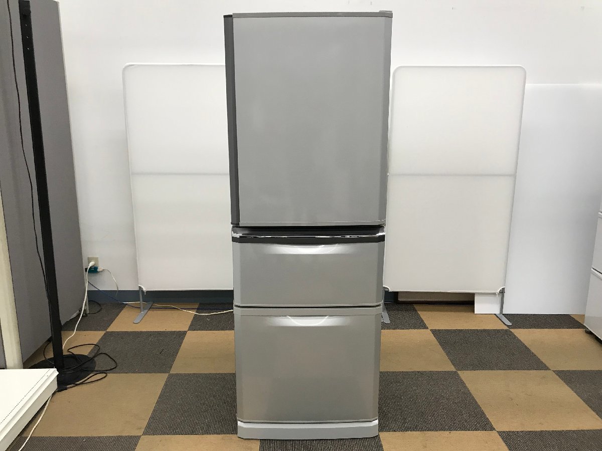 3ドア 冷凍冷蔵庫 335L 三菱 MR-C34EZ-AS 2016年 ミツビシ 3ドア 冷凍冷蔵庫 335L 三菱 MR-C34EZ-AS 2016年 ミツビシ