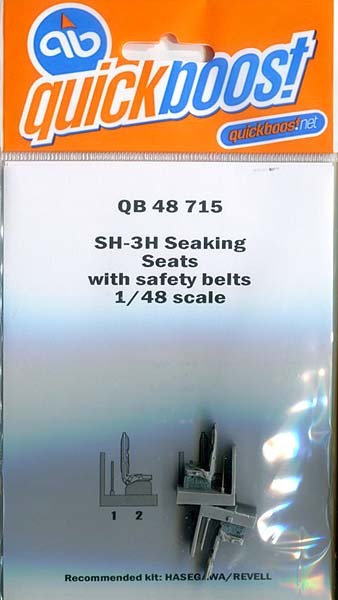 クイックブースト　48715　1/48 SH-3H シーキング用シート (ベルト付)_画像1
