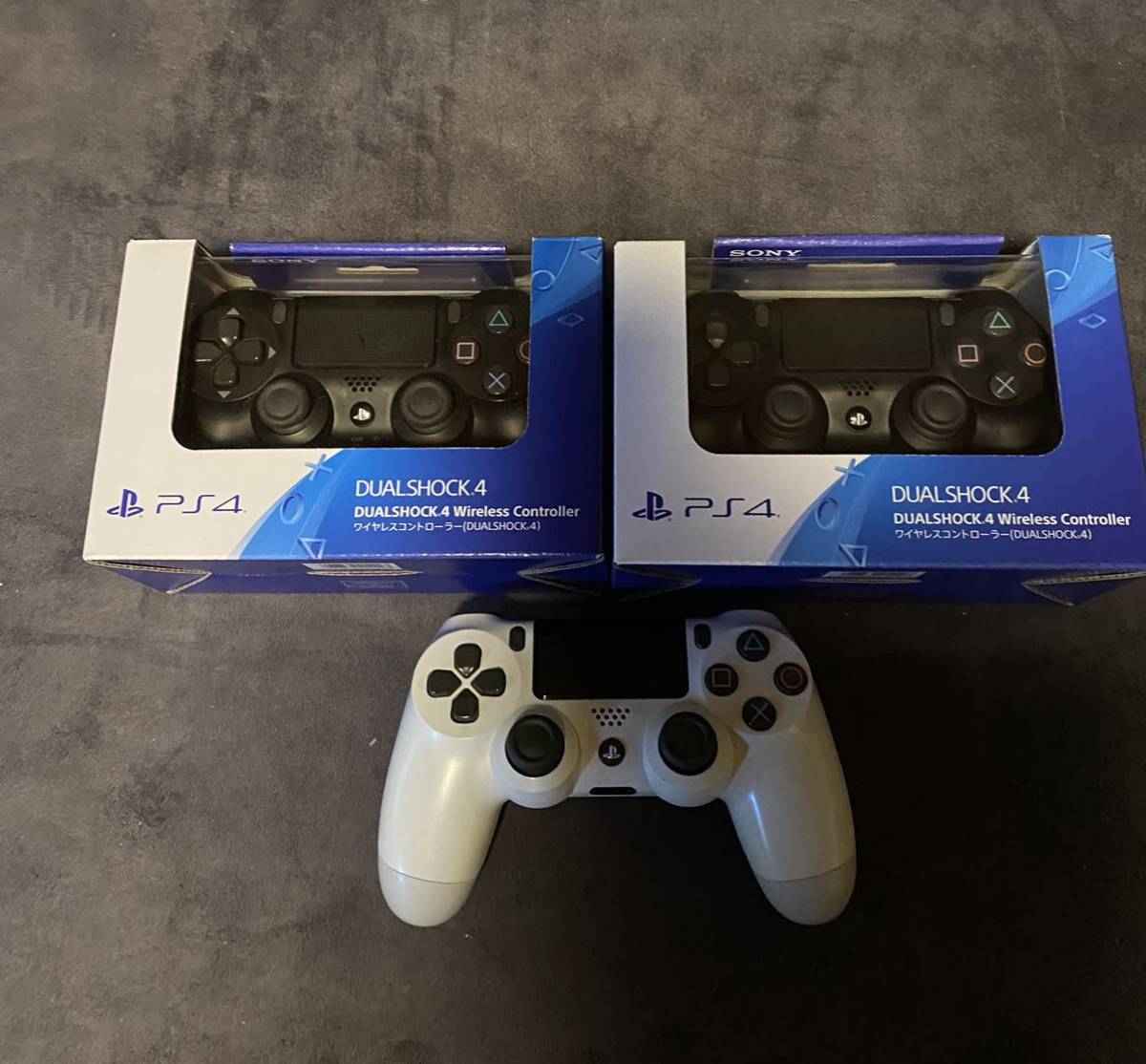 2022モデル PS4 ワイヤレスコントローラー 純正 3点セット asakusa.sub.jp