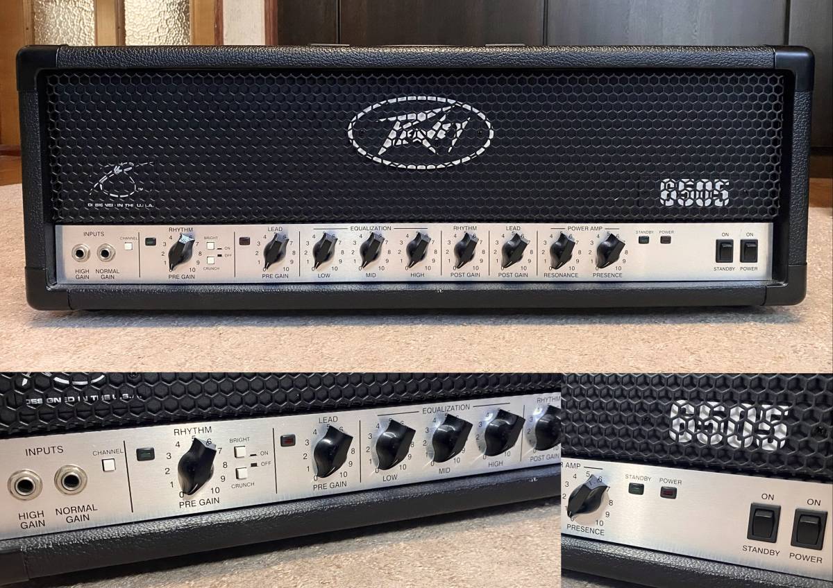 ヘッドアンプ 120w peavey 6505＋