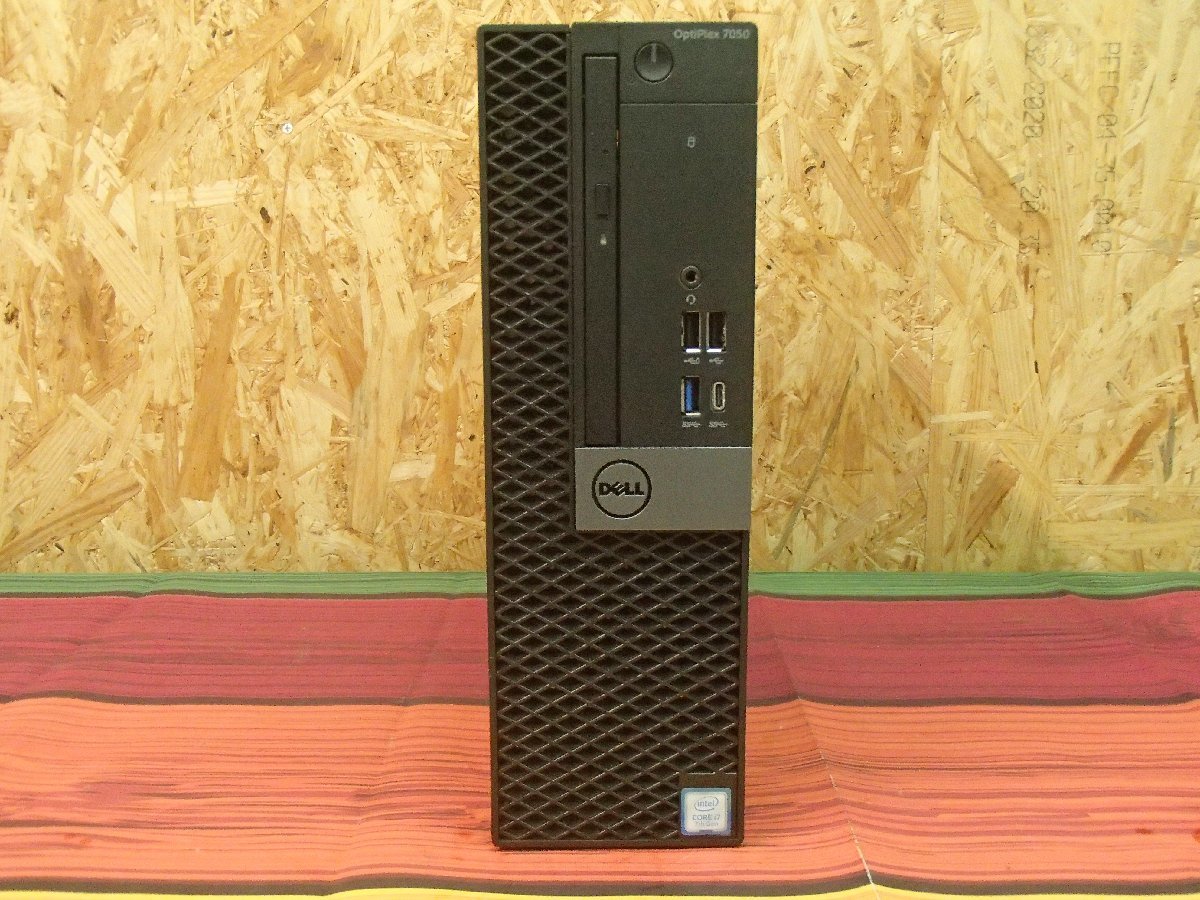 ○動作確認済 DELL OptiPlex 7050 SFF○Core i7-7700/メモリ 16GB/SSD 256GB/DVDマルチ/Win10 Pro/RADEON R7 450○_画像2