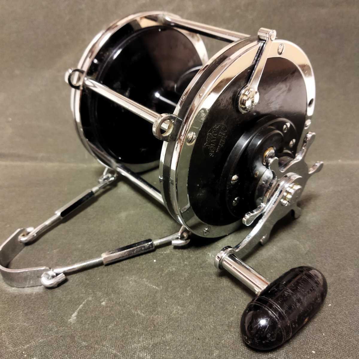 動作良好 希少な大型 12/0 PENN SENATOR ペン セネター ロッドブレース