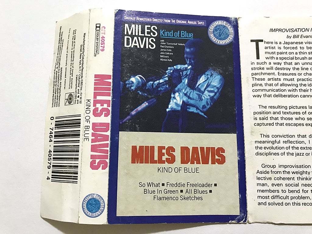 ■全編再生チェック済■カセットテープ■マイルス・デイヴィス Miles Davis『Kind Of Blue』「So What」収録 モダン・ジャズ■送料185円_画像6