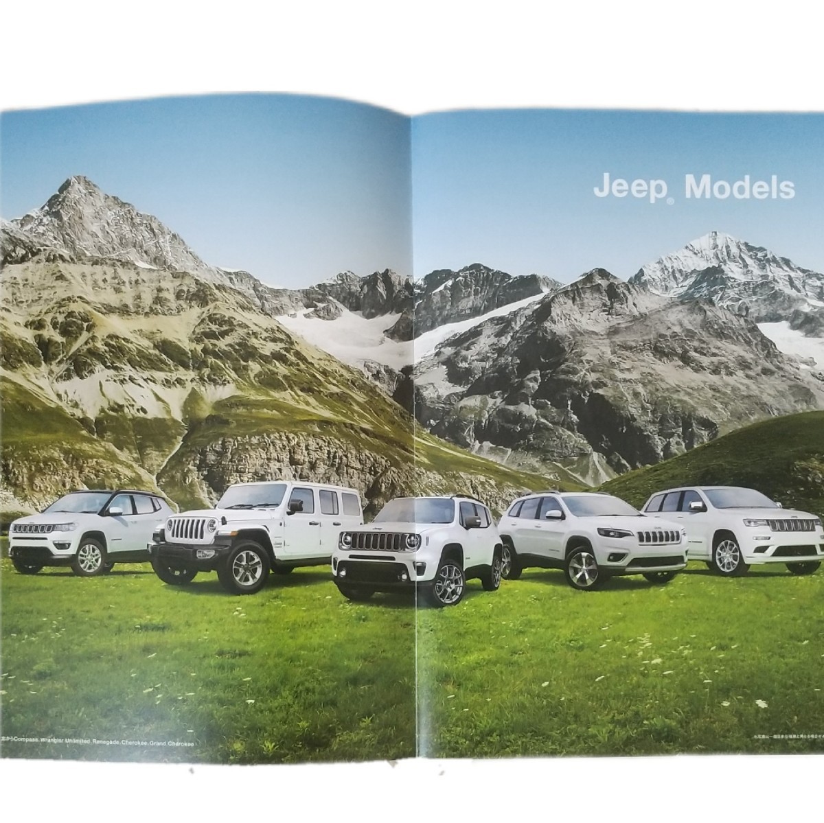 ジープ カタログ ブランドブック 製品カタログ ラングラー グランドチェロキー レネゲード コンパス Jeep 非売品