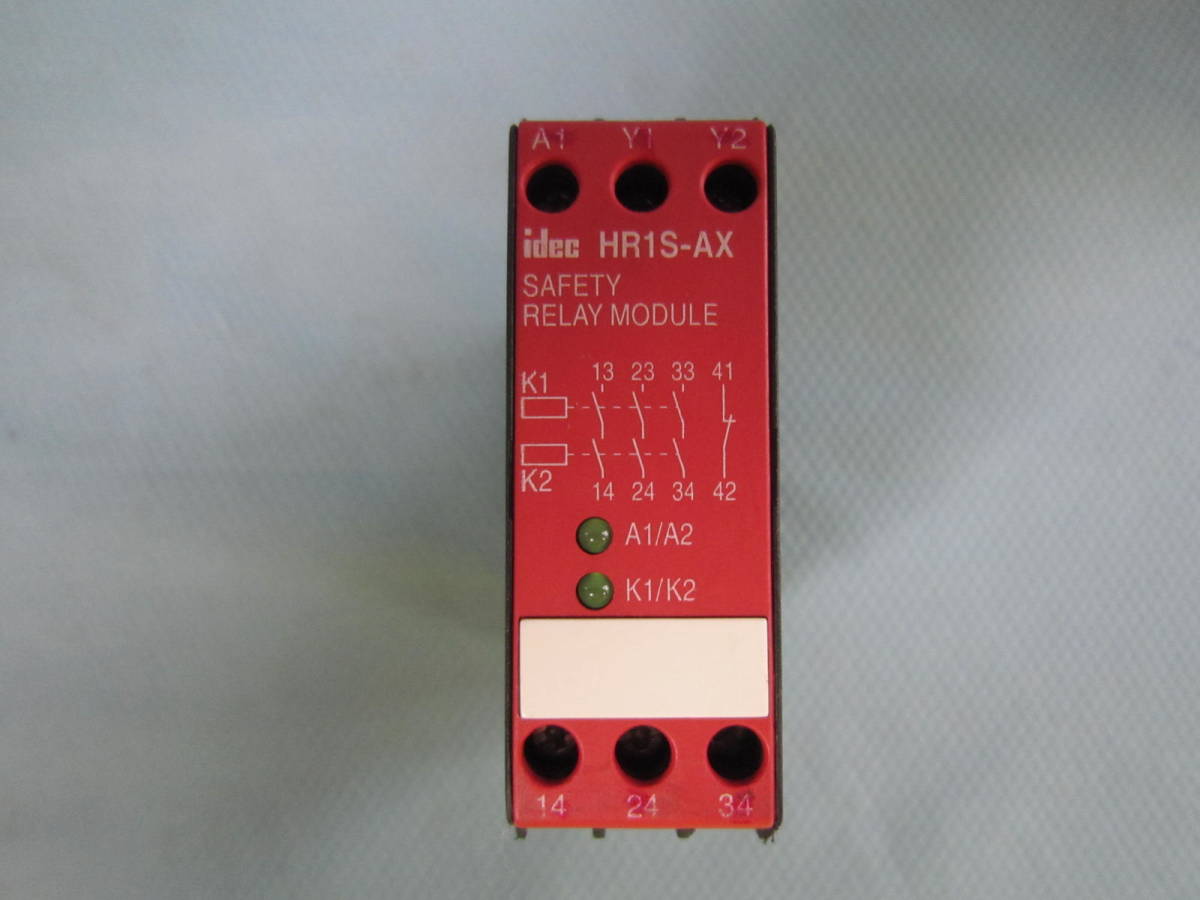 超人気の IDEC SAFETY RELAY MODULE HR1S-AX5120 安全リレーモジュール