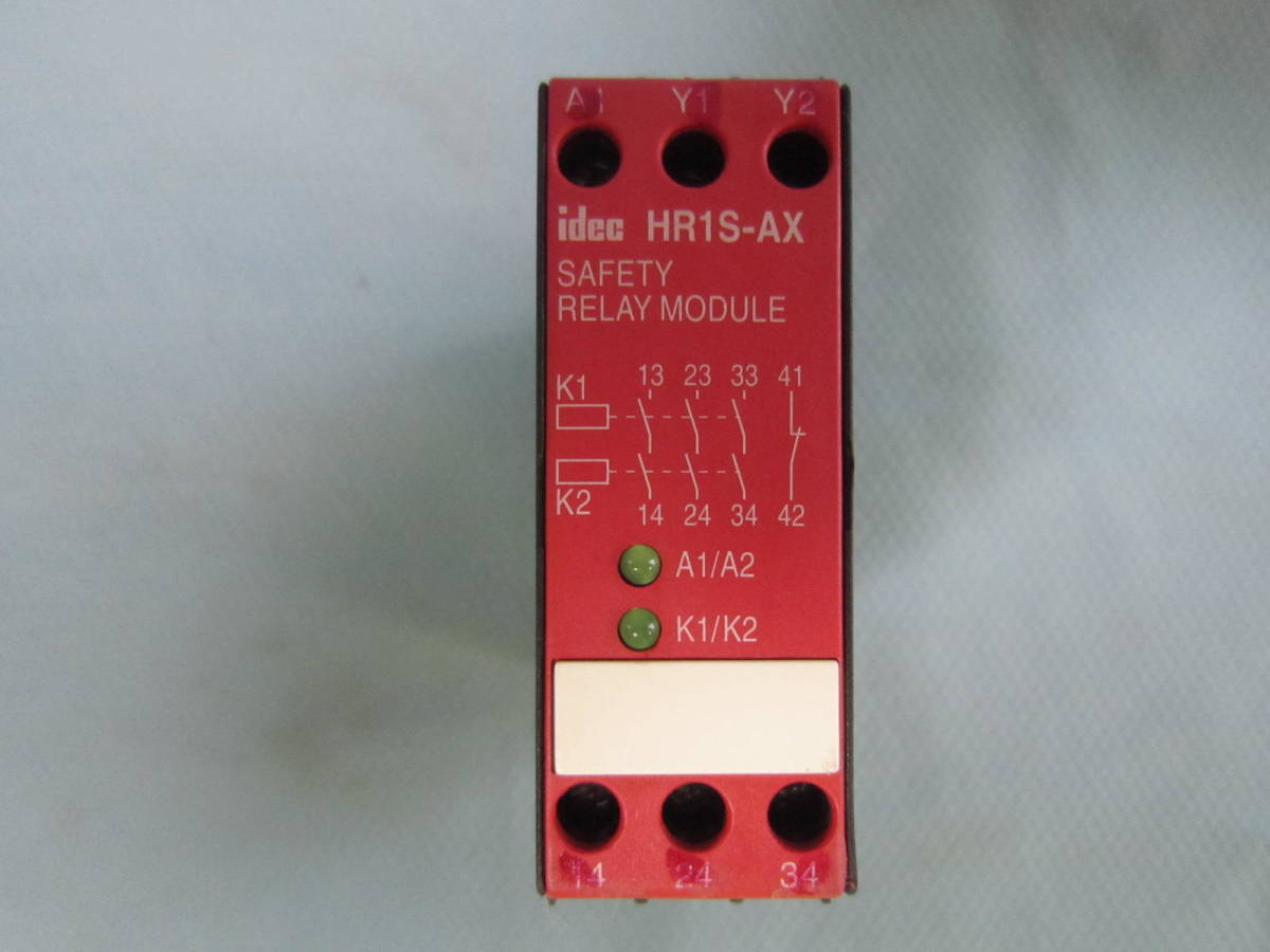 IDEC SAFETY RELAY MODULE HR1S-AX5120 24V 安全リレーモジュール