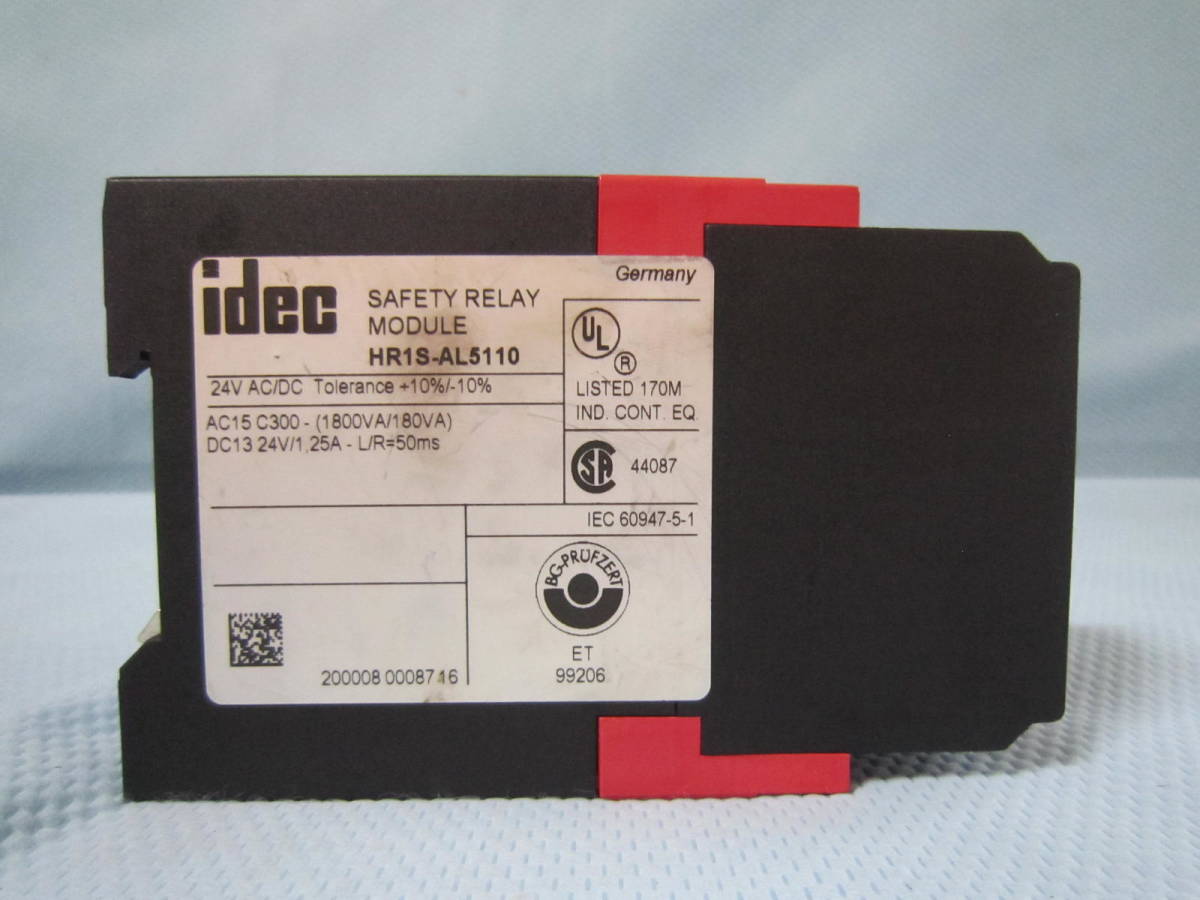 IDEC SAFETY RELAY MODULE HR1S-AL5110 safety relay module 