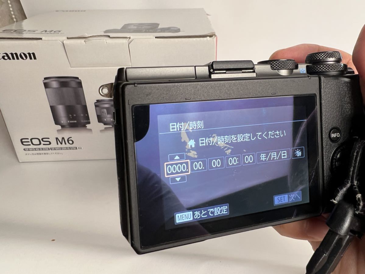 おまけ付き】キャノン M6 ミラーレス一眼カメラ レンズキット Canon
