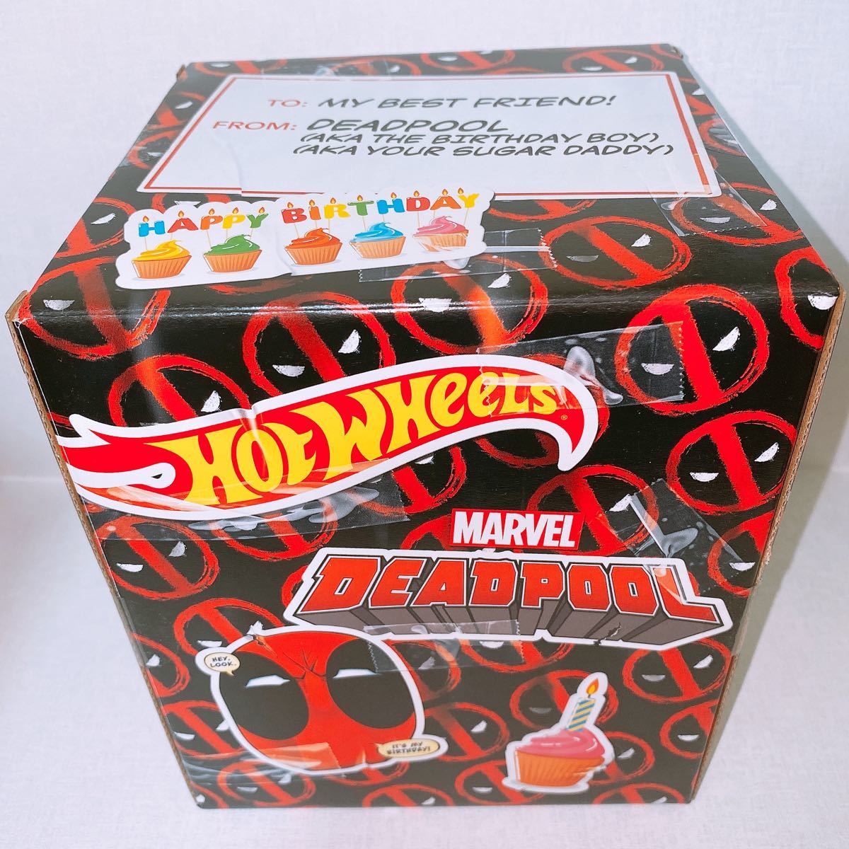 新品 コミコン限定版 ホットウィール デッドプール 30周年 バースデースクーター Hot Wheels marvel