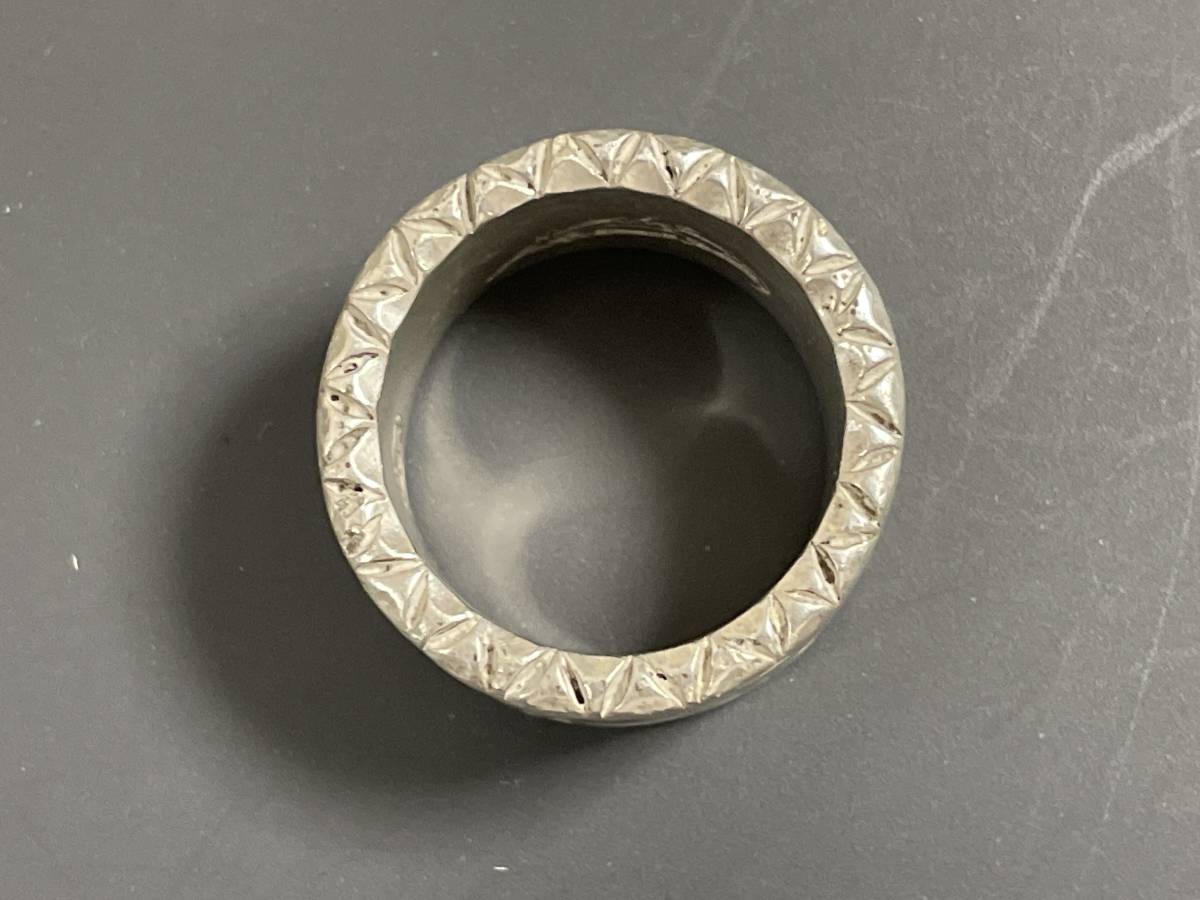 NAUTILUS ART JEWELRY ノーチラスアートジュエリー 唐草 リング 13mm幅 サイドカットあり 約22号 岩崎翔明